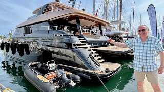 €14 Million Superyacht Tour  Sunreef Power 100 [upl. by Sirtimed]