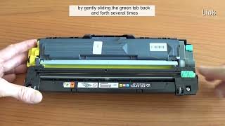 Replacing Toner Brother TN221 TN223 TN225 TN227 TN241 TN245 TN247 MFC9130 HL3150 [upl. by Attecnoc271]