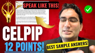 CELPIP Expert Provides 12Point Speaking Answers Score Full CLB Marks Using This Strategy [upl. by Roer]