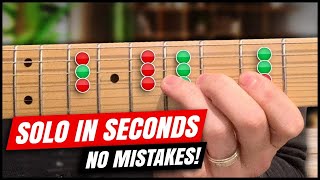 Play PERFECT Solos within SECONDS From Now Using Pentatonic Box Checklists NO Mistakes [upl. by Win529]