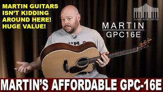 New Guitar Review Martin Guitars GPC16E  Affordably Priced and Made in the USA [upl. by Akenat]