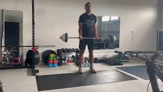 Standing Barbell Wrist Curls For Grip Strength Demonstration [upl. by Sallie]