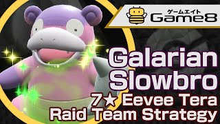 Galarian Slowbro Team Build for 7Star Eevee Raid【Pokemon Scarlet and Violet SV】 [upl. by Solorac932]