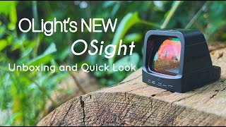 NEW OSight from OLight Unboxing and Quick Look Their First Rechargable Optic [upl. by Madaras257]