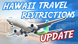 Hawaii Travel Restrictions UPDATE  What do I need to do to get into Hawaii [upl. by Claudy531]