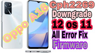 OPPO A16 Downgrade OS12 TO OS11 [upl. by Harim]