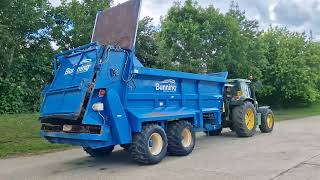 2013 Bunnings Lowlander Widebody 230 muck spreader 23022 [upl. by Gene532]