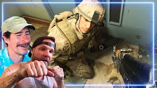 Marines REACT to HUNTING PARTY from Call of Duty Modern Warfare  Experts React [upl. by Itsyrk413]