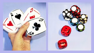 quotCracking Poker Chips amp Cards from Clay Dough  ASMR Color Guess Challengequot [upl. by Ardy]