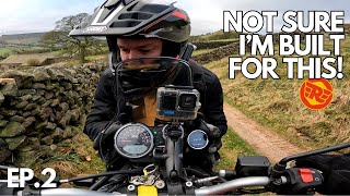 The Adventure on the Royal Enfield Himalayan 411s in Derbyshire continues  EP2 [upl. by Kerr]