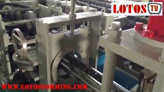 pallet rack column  Rack Column Steel Roll Forming Machine [upl. by Ittocs569]