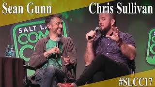 Sean Gunn amp Chris Sullivan  Guardians Ravagers PanelQampA  SLCC 2017 [upl. by Faires774]