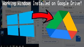 Installing Windows on Google Drive [upl. by Eardnoed422]