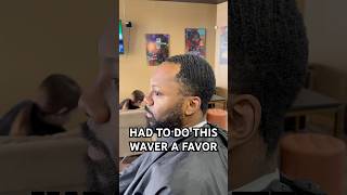 Had to do this waver a favor haircut barber barbershop [upl. by Burrus]