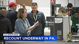 Recount in Senate race between Bob Casey and Dave McCormick now underway in Pennsylvania [upl. by Obla]