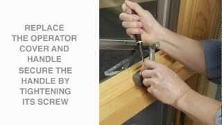 Replace a Split Arm Casement Operator  Andersen Windows [upl. by Tori]