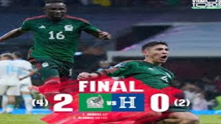 MEXICO 2 vs 0 HONDURAS LLORAN en HONDURAS [upl. by Ahsinhoj]