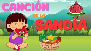 quot🎶 APRENDE a AMAR la FRUTA La Canción de la Sandía  Canción Divertida para Niños 1 a 5 años [upl. by Carline]