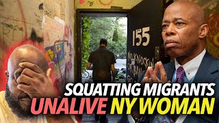 Illegal Migrants Squatting In New York Manhattan Apartment Unalive Woman Stuff Her In Duffel Bag 😳 [upl. by Atilal]