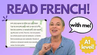 Learn To Read French With Me  A1 Level French for Beginners [upl. by Ciapha]