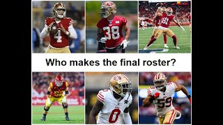 Injuries 49ers vs Saints game thoughts updated 53man roster projection Aiyuk contract demands [upl. by Banebrudge]