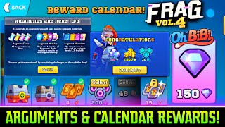 Frag Pro Shooter  Arguments New Features amp Characters Equipment  Free Diamonds amp Calendar Rewards [upl. by Elatnahs703]