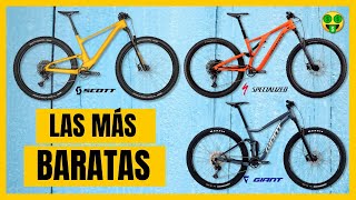 LAS MTB DOBLE SUSPENSIÓN MÁS BARATAS DE CADA MARCA SPECIALIZEDSCOTT GIANT MARIN [upl. by Anah]