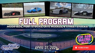 April 27 2024  FULL PROGRAM  FIRST CALL  Springport MidMichigan Speedway [upl. by Gnil633]