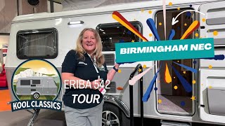 2024 Eriba 542 Touring Caravan Birmingham NEC Tour Kool Classics [upl. by Kired]