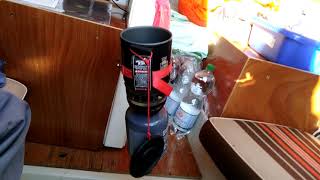 Jetboil gimbaled boat stove [upl. by Berga]