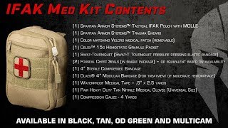 IFAK Med Kit Overview amp Breakdown  Individual First Aid Kit by Spartan Armor Systems™ [upl. by Letsyrk]