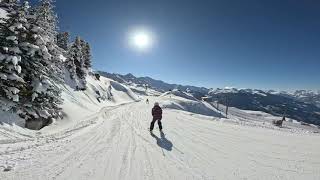 Les Arcs Belvedere Blue Slope [upl. by Sherilyn279]