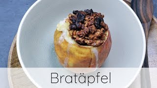 Bratäpfel  Rezept HCLF amp vegan [upl. by Tomas]