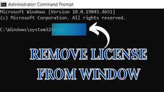 How to Deactivate Windows 10 by Removing the Product Key [upl. by Erline]