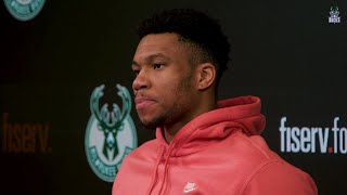 Giannis Antetokounmpo Press Conference  33023 [upl. by Runck]