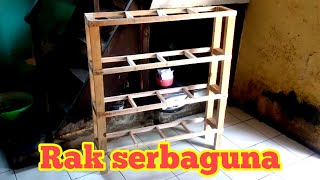 Rak Serbaguna dari kaso dan kayu reng [upl. by Adnauq]