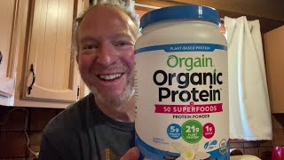 Orgain Organic Vegan Protein Powder  50 Superfoods [upl. by Ransell]