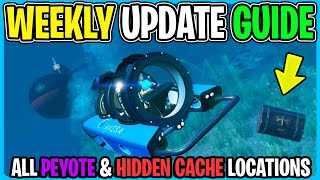 GTA Online Weekly Update GUIDE ALL Peyote Plant amp Hidden Cache Locations [upl. by Nilyaj109]