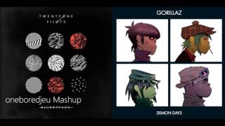 November Stress  twenty one pilots vs Gorillaz feat MF DOOM Mashup [upl. by Ecyned]