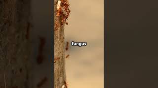 Zombie Ant Fungus🦠biotaclassesshortsfeed facts viralshorts neetshorts biology [upl. by Tneicniv178]