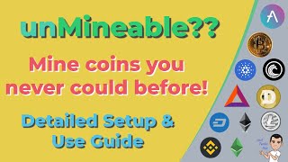 Unmineable  Mine coins you never could  Detailed Setup and Use Guide [upl. by Krista]