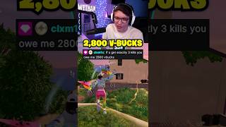 Exactly 3 Kills  2800 VBucks [upl. by Gurevich]