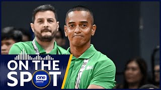 DLSU’s coach Topex Robinson on forcing Game 3 vs UP  OSOnTheSpot [upl. by Sprung]