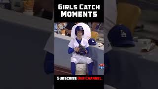 MLB Girls Catch Moments in Baseball baseball MLB Beisbol [upl. by Inram696]