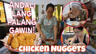 VLOG 398 SISIW LANG PALA GAWIN ANG CHICKEN NUGGETS [upl. by Milissent849]