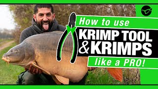 How To Use Korda Krimps With Ali Hamidi  Carp Fishing [upl. by Eirbua]