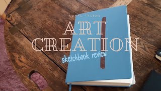 Sketchbook review Art creation by Royal talens [upl. by Iru]