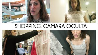 De compras con cámara oculta Zara HM y Bershka [upl. by Anawyt]