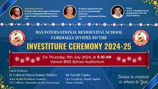 BGS Investiture Ceremony 202425 [upl. by Devine317]