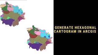 Generates Hexagonal Cartogram in ArcGIS [upl. by Beverlie]